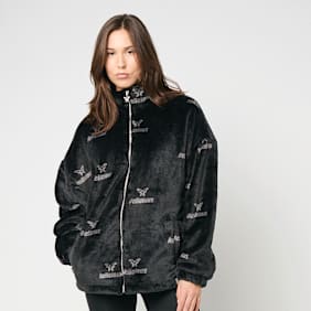 Felicious Teddy Logo Jacket crna