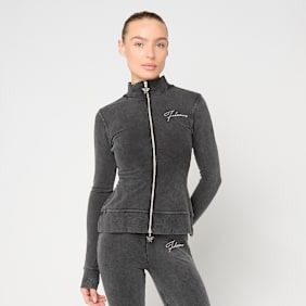 Felicious Vintage Tight Zip Jacket grau