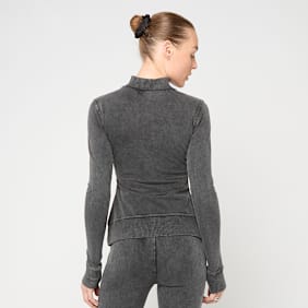 Felicious Vintage Tight Zip Jacket grau