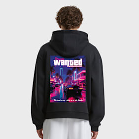 Mister Tee Heat Is On Fluffy Hoody zwart