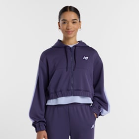 New Balance Interlock Full Zip roze