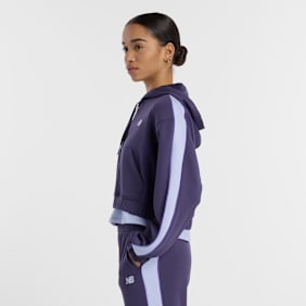 New Balance Interlock Full Zip pourpre