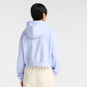 New Balance Linear Heritage Fleece Full Zip azul