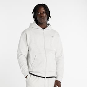 New Balance Athletics French Terry Full Zip grijs