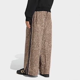 adidas Originals Firebird Oversized All Over Print Denim Pants bruin