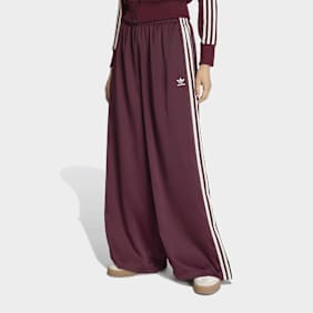 adidas Originals Satin Trackpant Wideleg rot