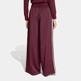 adidas Originals Satin Trackpant Wideleg rot