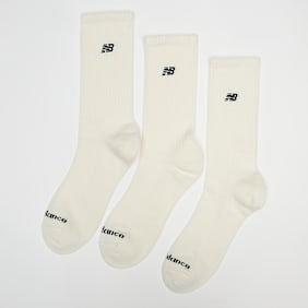 New Balance 3 PACK - NB BLACK PATCH LOGO SEASONAL CREW -  multicpack beż