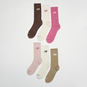 New Balance 6 PACK - Everyday Seasonal Crew Socks višebojno