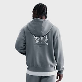 Nike   Sportswear Full-Zip Fleece Hoodie grigio