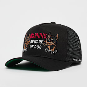 Field Grade Beware of Dog Twill Mesh Trucker negro