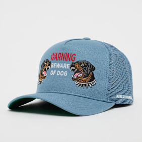 Field Grade Beware Of Rott Twill Mesh Trucker blau