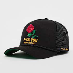 Field Grade Have A Nice Day Twill Mesh Trucker schwarz