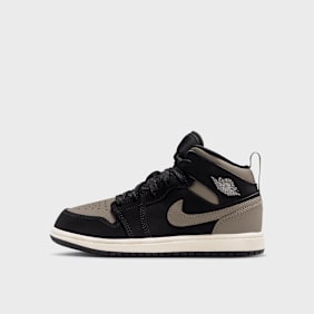 Jordan Air Jordan 1 Mid Crianças preto