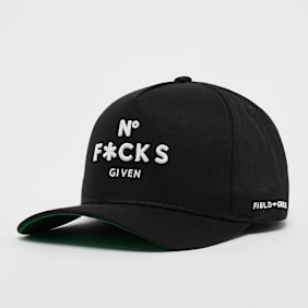 Field Grade No F*cks Given Twill Trucker schwarz