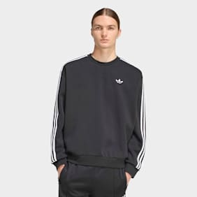 adidas Originals Adicolor 3-Stripes Oversized Crewneck schwarz