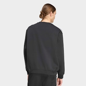adidas Originals Adicolor 3-Stripes Oversized Crewneck nero