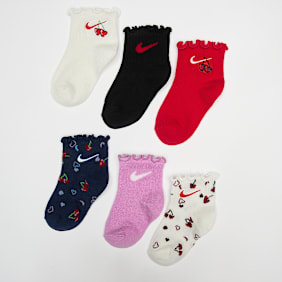 Nike   6 PACK - Cherry Infant Lightweight Ankle Socks multicolor
