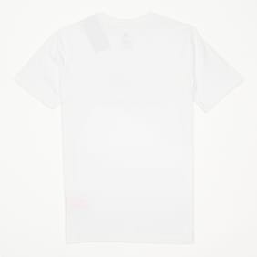New Balance Jersey Stacked Logo Tee blanc