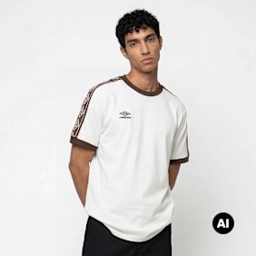 Umbro Taped Tee wit