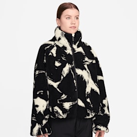 Nike   Sportswear Street All Over Print Sherpa crna