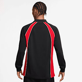 Jordan Flight Longsleeve Polo Jersey schwarz
