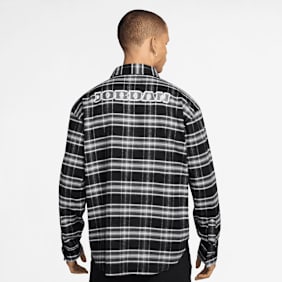 Jordan Brooklyn Flannel Graphic Longsleeve zwart