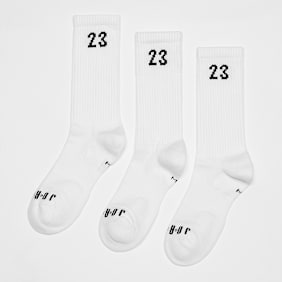 Jordan 3 PACK - Essential Crew Socks blanc