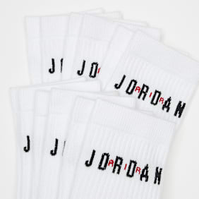 Jordan 6 PACK - Everyday Crew Socks weiß