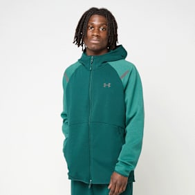 Under Armour Unstoppable Fleece Full Zip Hoodie grün
