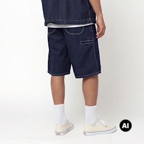 Dickies 958 13 Inch Loose Short Jeans blauw