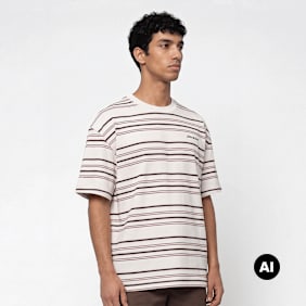 Dickies East Liberty Stripe Shortsleeve Tee bege