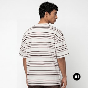 Dickies East Liberty Stripe Shortsleeve Tee bege