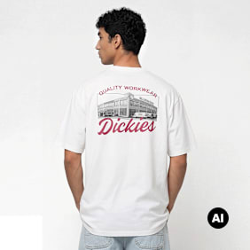 Dickies Wellsville Shortsleeve Tee wit