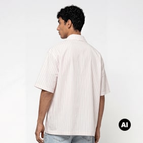 Dickies Venedocia Stripe Shortsleeve Shirt biały