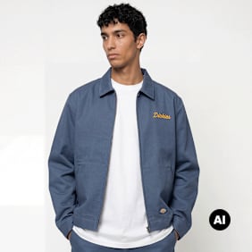 Dickies Wellsville Painter Jacket niebieski