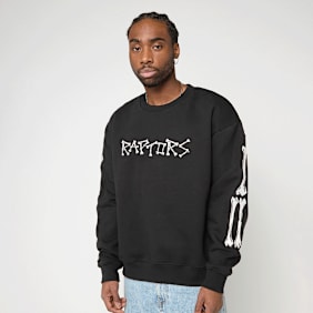 Mitchell & Ness NBA Toronto Raptors Bone Words Boxy Crewneck schwarz