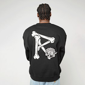 Mitchell & Ness NBA Toronto Raptors Bone Words Boxy Crewneck crna