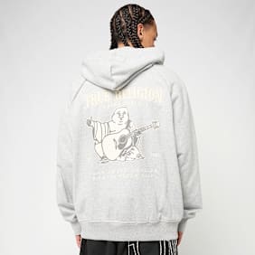 True Religion Taped Super T Cinched Zip Up grau