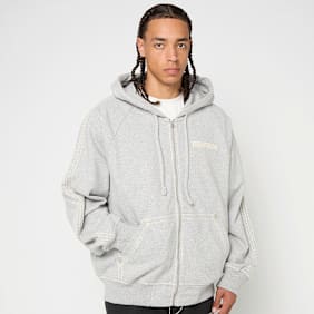 True Religion Taped Super T Cinched Zip Up grau