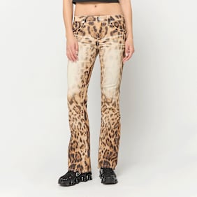 True Religion Becca Mid Rise Bootcut Flap bruin