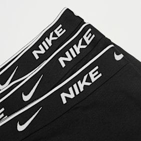 Nike 3 PACK - Essential Cotton Stretch Trunk schwarz