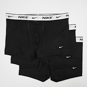 Nike 3 PACK - Essential Cotton Stretch Trunk schwarz