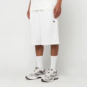 Lacoste Regular Fit-Shorts aus Fleece weiß
