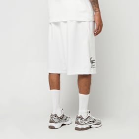 Lacoste Regular Fit-Shorts aus Fleece weiß