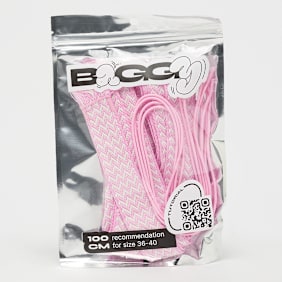 BAGGY Tape Laces 100cm rosa