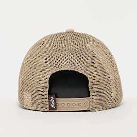 New Era 9Forty A-Frame Trucker Oval Canvas Distress Beige