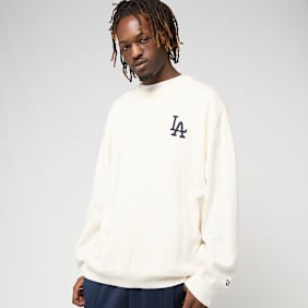 New Era MLB Essential Knit Sweater Los Angeles Dodgers beige