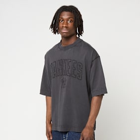 New Era MLB Washed Boxy Tee New York Yankees schwarz