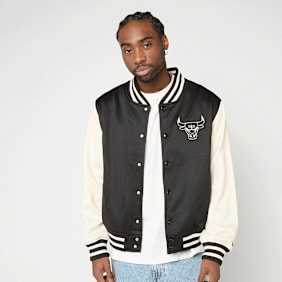 New Era Bomber Jacket Chicago Bulls schwarz